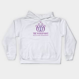 The Witch Wave - Purple Logo + Title with Pam Grossman Kids Hoodie